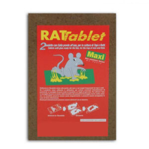 Colla Topi Tavolette Rat Tablet Pz 2 Cm 19x28 Cisa