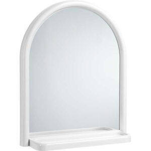 Specchio Arco Bianco Mensola      Cm 53x63 Mosaico