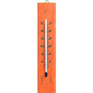 Termometro Legno Rett. Naturale      101404 Moller