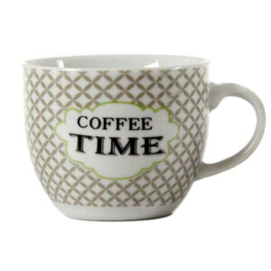 Tazza Caffe Ceramica Coffee Time Pz 6 Bellintavola