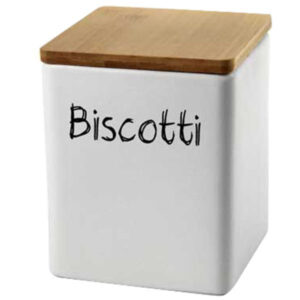 Barattolo Ceramica Biscot. 13x13 H 17 Bellintavola