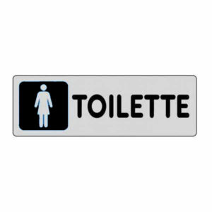 10 Pezzi Etichetta Toilette Donne             15x 5 Adesiva