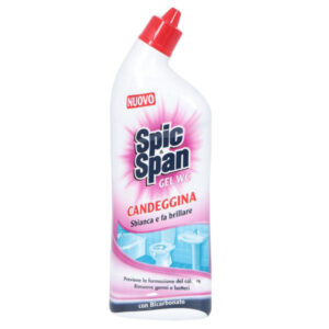 12 Pezzi Detergente Wc Gel Candeggina      Ml 750 Spic&span