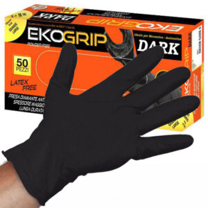 Guanti Nitrile Eko Grip Dark Powder Free Pz 50 Xxl