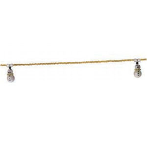 Ornamento Collana Pupazzo Perline Iride      M 2